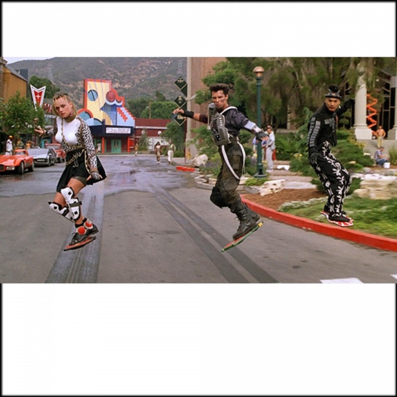 Create meme: back to the future 2 , flying skateboard, skateboarding