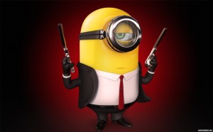 Create meme: funny minions, minions cartoon, minion 2560 x 1440