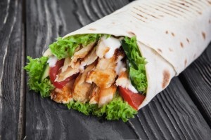 Create meme: Shawarma, Shawarma in pita bread