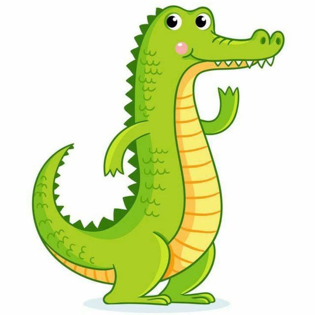 Create meme: cute crocodile, crocodile for children, funny crocodile