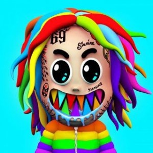 Create meme: tekashi 6 ix 9 ine, 6 ix 9 ine