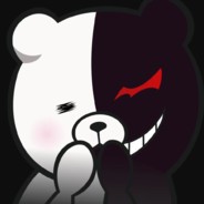 Создать мем: monokuma, мономишка вышивка крестом, монокума бета версия