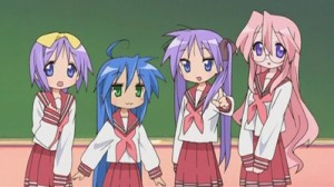 Create meme: lucky star, lucky star