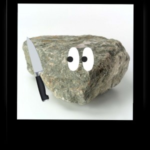 Create meme: stone