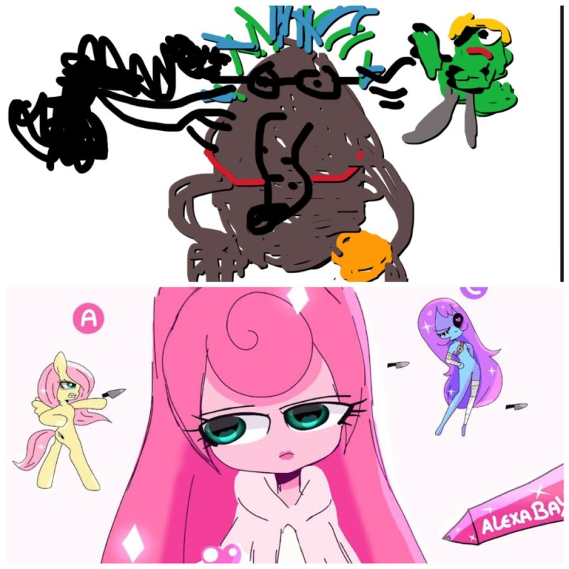 Create meme: anime , fluttershy , colhewko arts