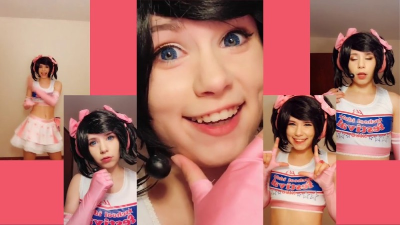 Создать мем: nyannyan cosplay hit or miss, хит ор мисс трап, nyannyancosplay hit or miss трап