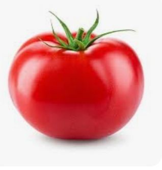 Create meme: on a white background, a tomato, a large red tomato, tomato 