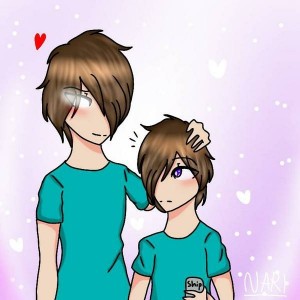 Create meme: herobrine and Steve, herobrine and Steve arts spike, minecraft art herobrine anime