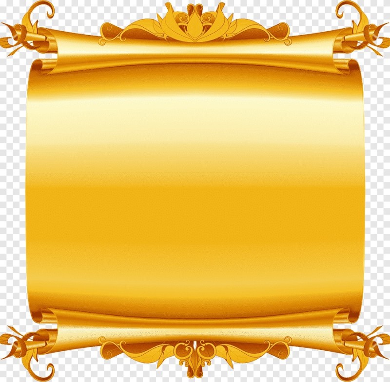 Create meme: gold scroll for the title on a transparent background, Background for the presentation of the scroll, scroll for text