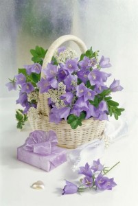 Create meme: bouquet of bells, the flowers of spring, flowers in the basket