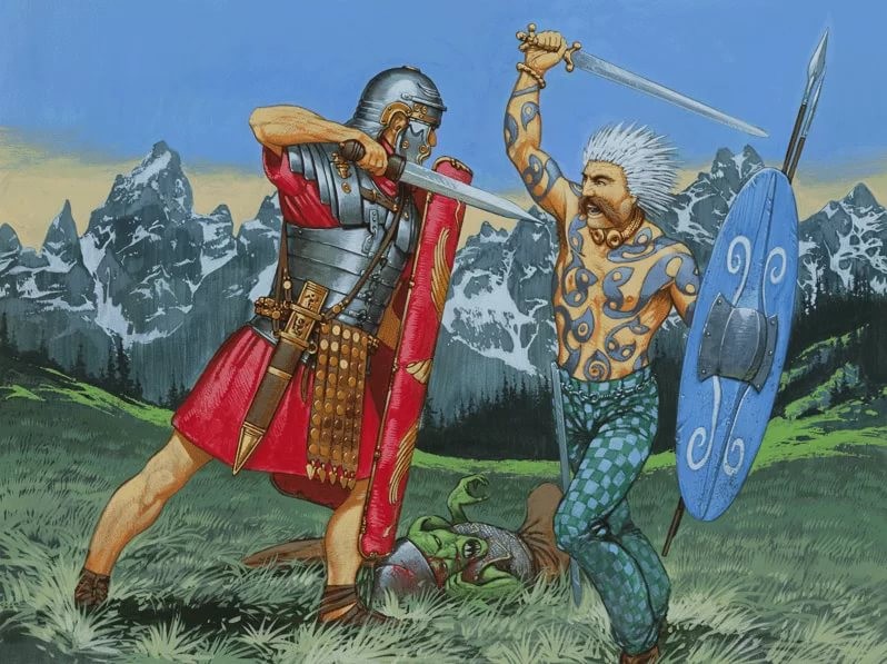 Create meme: Gauls and Celts, gauls warriors Celts, celtic warrior