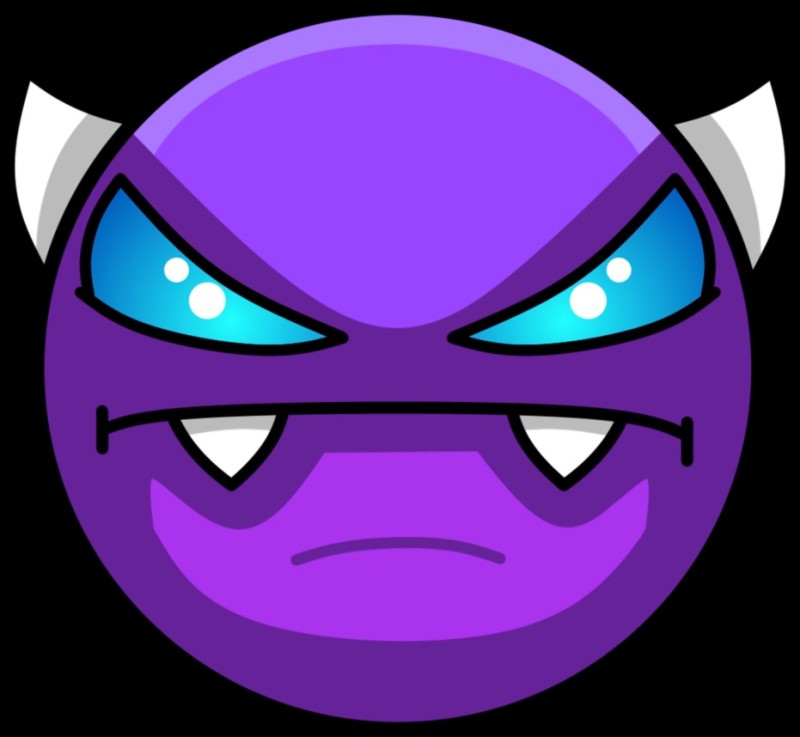 Create meme: easy demon geometry dash, easy geometry dash demons, extreme demon geometry dash