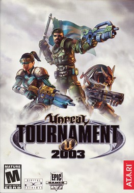 Создать мем: игра unreal tournament 2003, игра unreal tournament, unreal tournament 2003 обложка