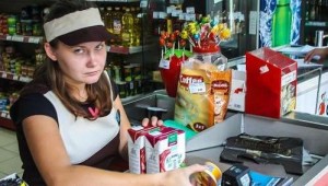 Create meme: the counter, the cashier, saleswoman
