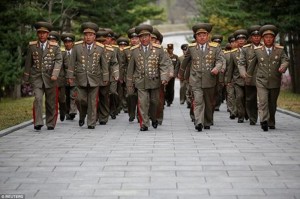 Create meme: 70 years of the DPRK photos, the generals of North Korea photo, officers of North Korea photo