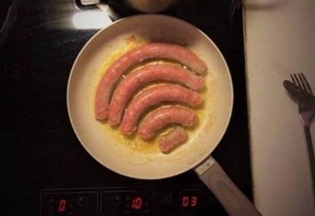 Create meme: so true, sausage, fried sausages