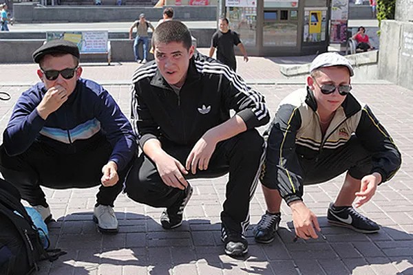 Create meme: chavs , Gopnik , russia gopnik