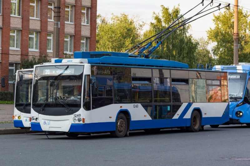 Create meme: trolleybus Trolza , trolleybus, urban electric transport 