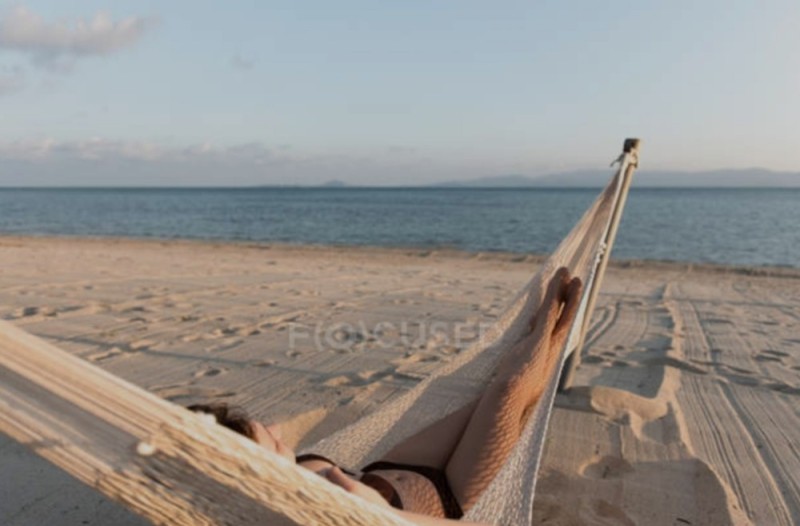 Create meme: hammock on the beach, hammock on the sea, beach sea