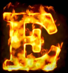 Create meme: the flame alphabet, the letters in the fire, fire letters