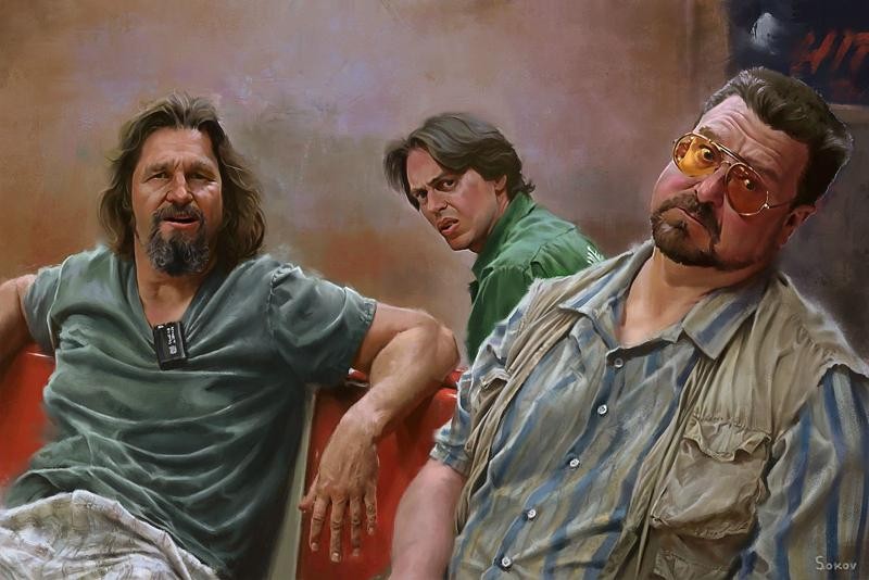 Create meme: the big Lebowski , The big Lebowski poster, Walter Big Lebowski