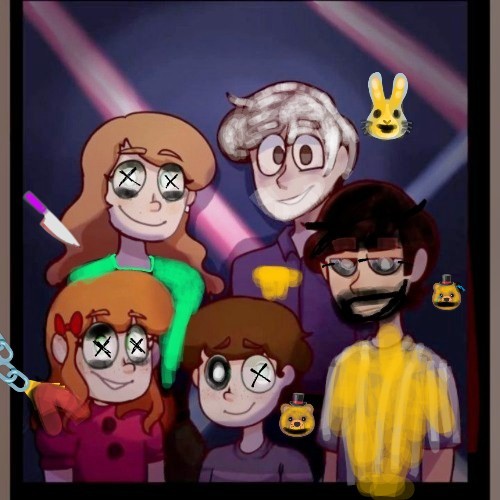 Create meme: William Afton family, meet Bob, FNAF Afton's family