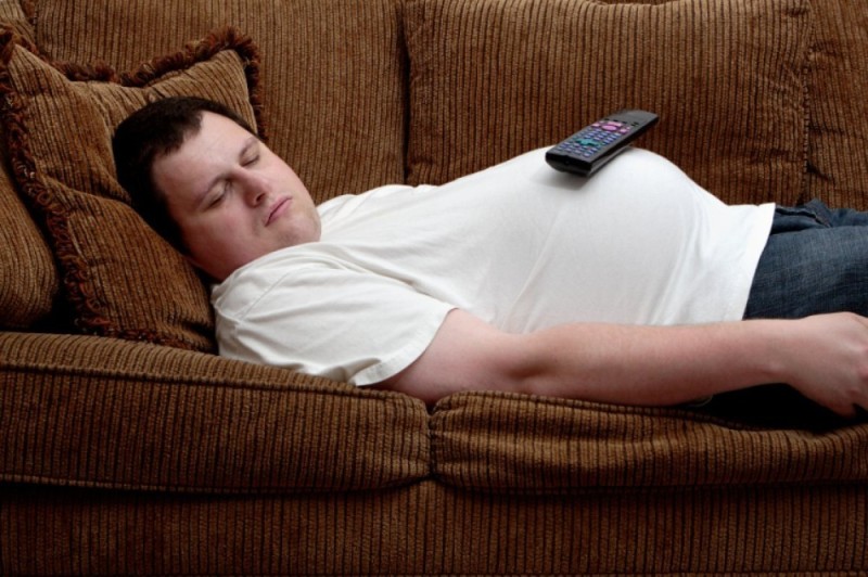 Create meme: the man on the couch, physical inactivity, man lying on the sofa