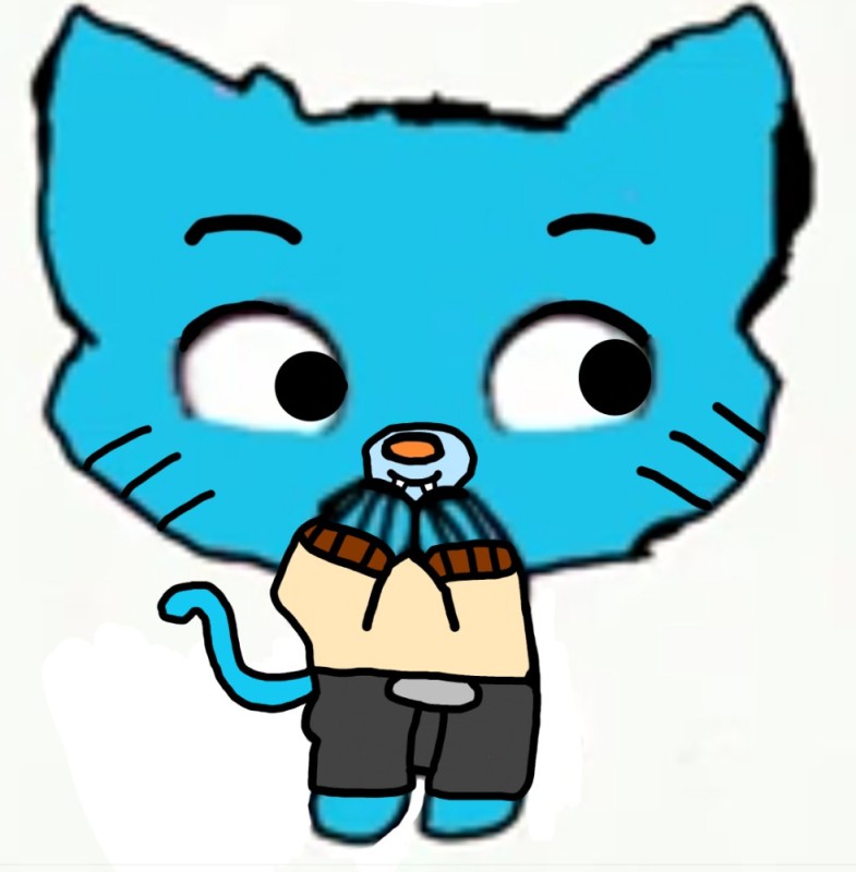 Создать мем: пенни гамбол, фанко поп гамбол, gumball cat