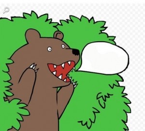 Create meme: bear bushes, bear out of the bushes