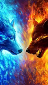 Create meme: fantasy Pets, wolf anime art, wolves anime