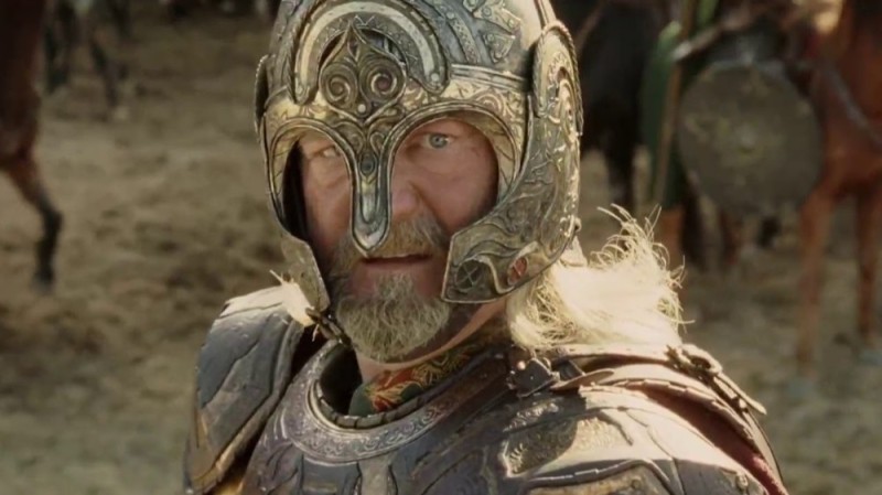 Create meme: King theoden the lord of the rings, king théoden of Rohan, the Lord of the rings 