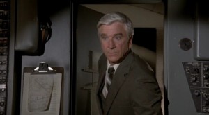 Create meme: The Airplane Leslie Nielsen