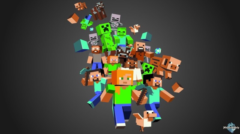 Create meme: minecraft characters, minecraft style, characters from minecraft