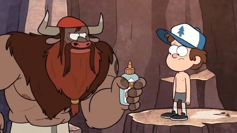 Create meme: muzhikatavr gravity falls, gravity falls muzhikotaurs, gravity falls season 1