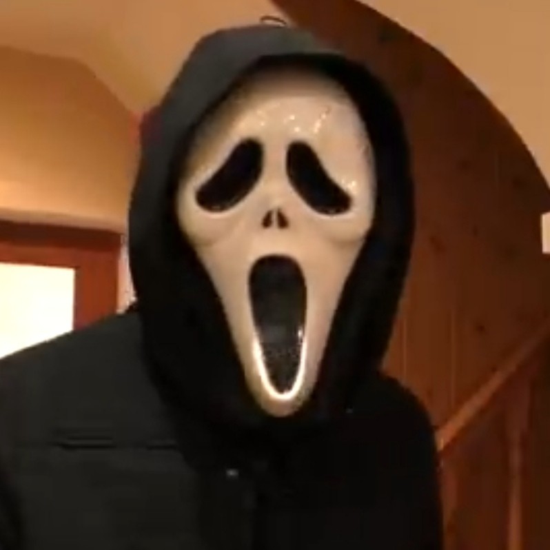 Create meme: scream mask , Creek , Scream scream