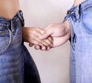 Create meme: people, hands across the pants