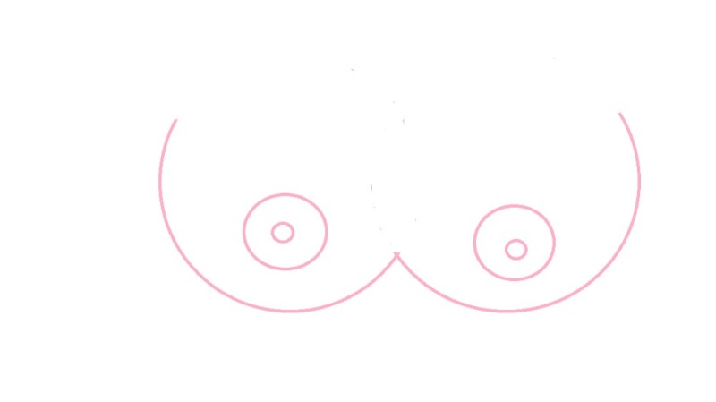 Create meme: figure , chest , female breast icon