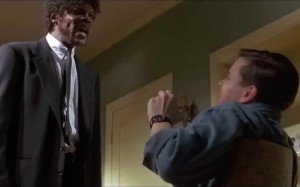 Create meme: pulp fiction english mother, pulp fiction gif, GIF pulp fiction