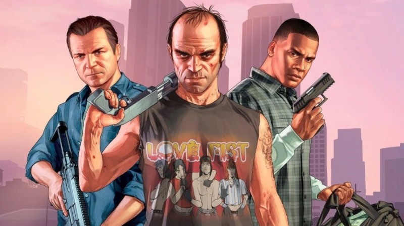 Создать мем: игра gta 5, герои гта 5, grand theft auto 5