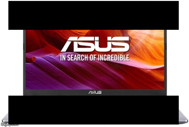 Создать мем: ноутбук asus r543b, ноутбук asus zenbook, монитор asus