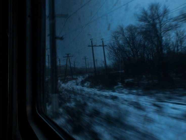 Create meme: from the train window, The grim bit, view from the train window at night