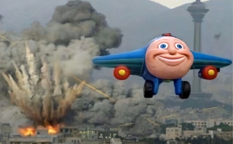Создать мем: самолетик томас мем, мем самолет, ракету мем с самолетом