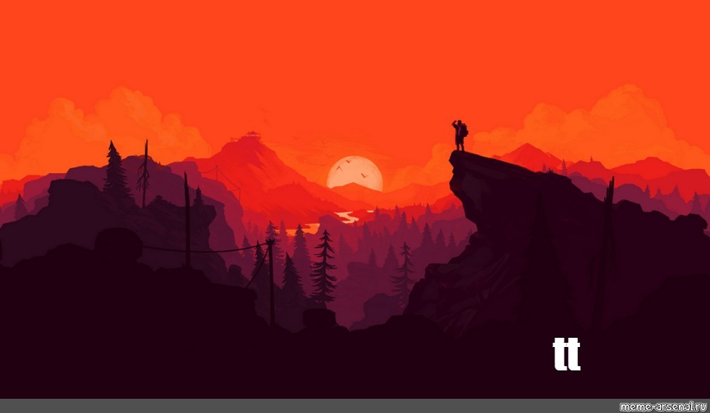 Minimalist Wallpaper from Firewatch : r/wallpapers