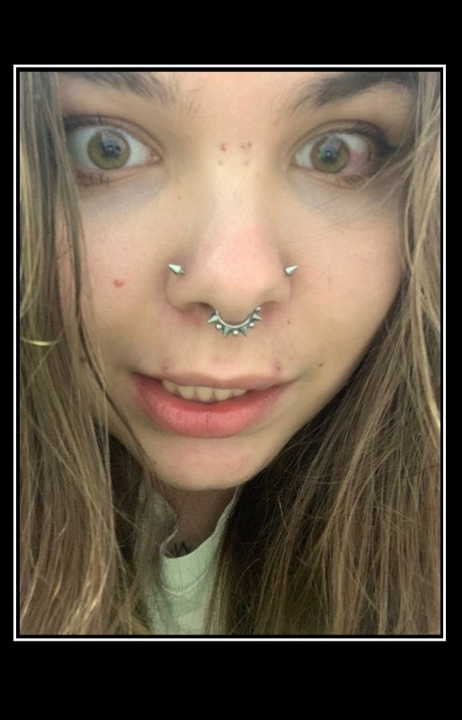 Create meme: piercing septum, nose piercing, the septum