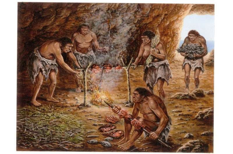 Create meme: the caveman, cave of primitive man, ancient people 