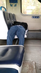 Create meme: train, fell asleep in the subway, train passengers