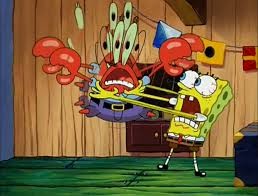 Create meme: spongebob squarepants Mr. Krabs, Mr. Krabs yells at SpongeBob, spongebob Mr. Krabs