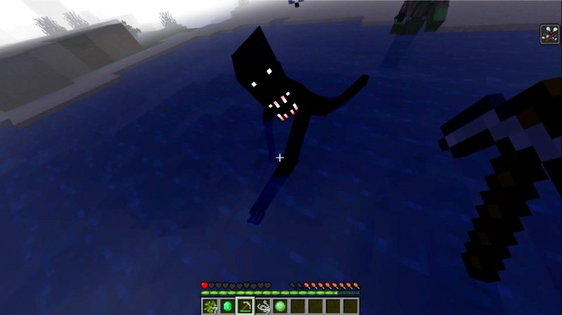 Create meme: enderman in minecraft, enderman from minecraft, minecraft mod