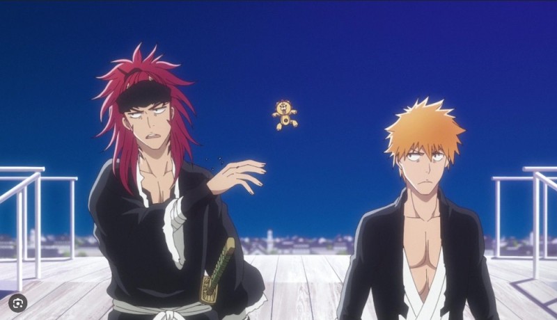 Создать мем: аниме блич 1 сезон 1 серия, блич 1 сезон, bleach thousand year blood war