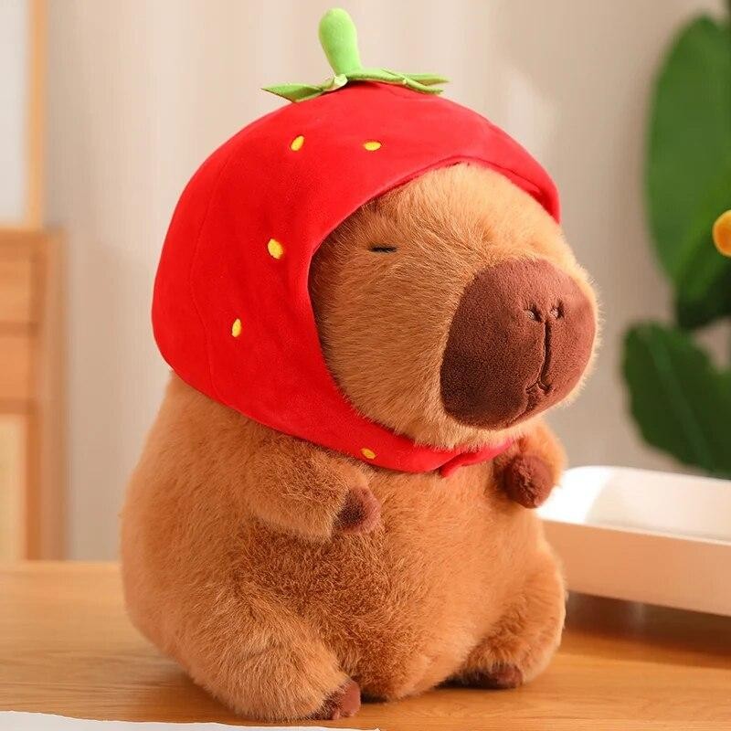 Create meme: soft plush capybara toy, a soft plush toy, capybara plush toy